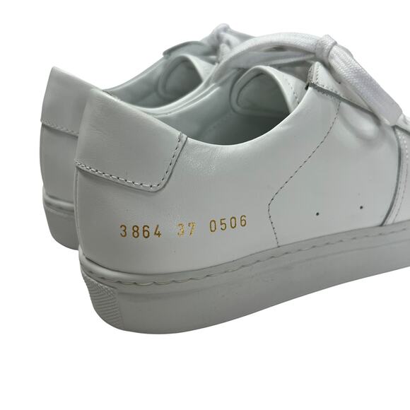 NEW Common Projects BBALL Low Top Sneakers White Shoes 3864 WOMAN EU 37 US 6.5 - Picture 8 of 14